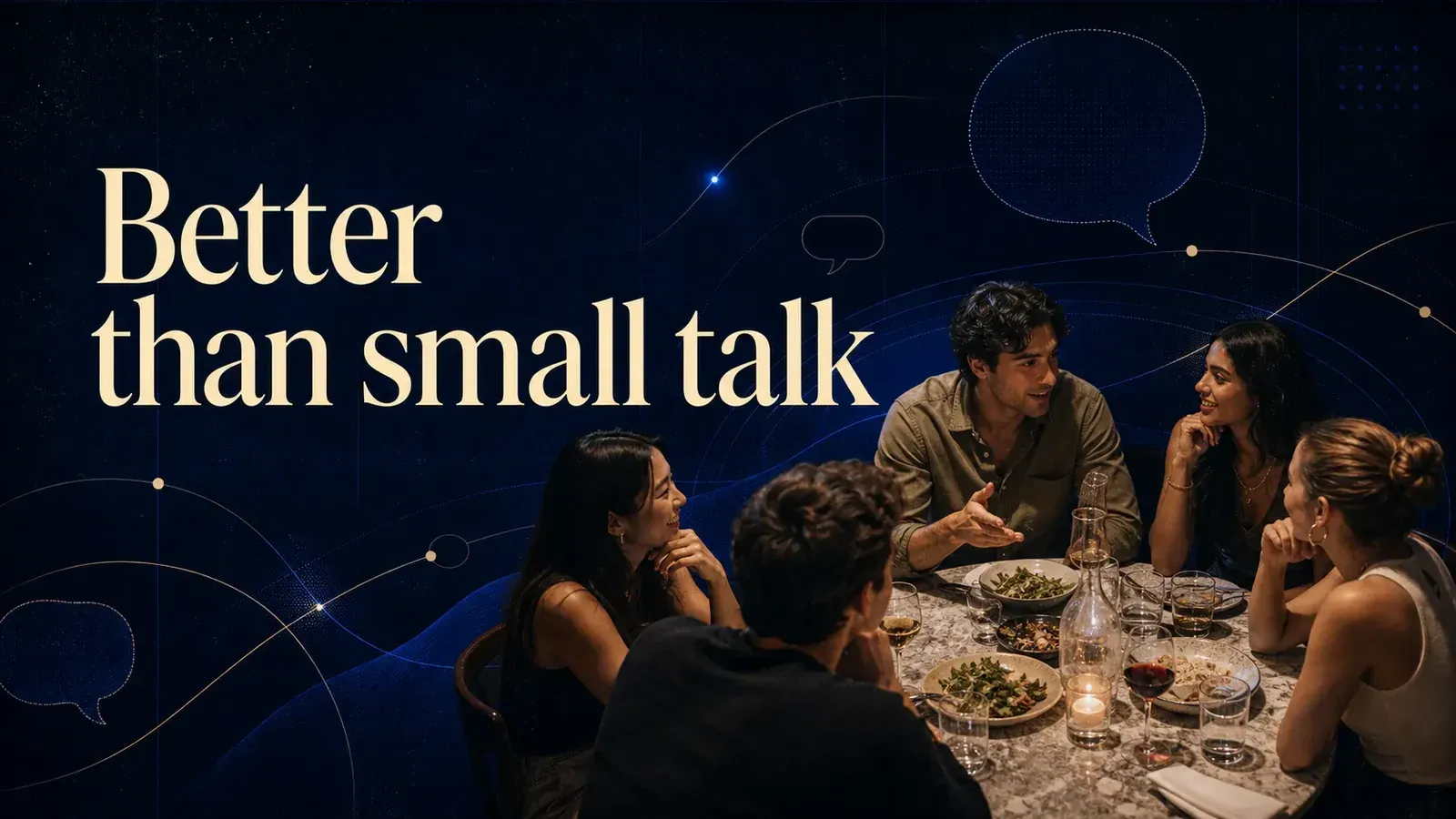 What makes a great dinner-table conversation.